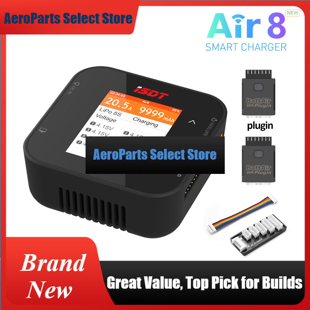 Isdt Air8 8S Lipo Charger - Chargeur-déchargeur de batterie AeroPartsISDT Air8 500W