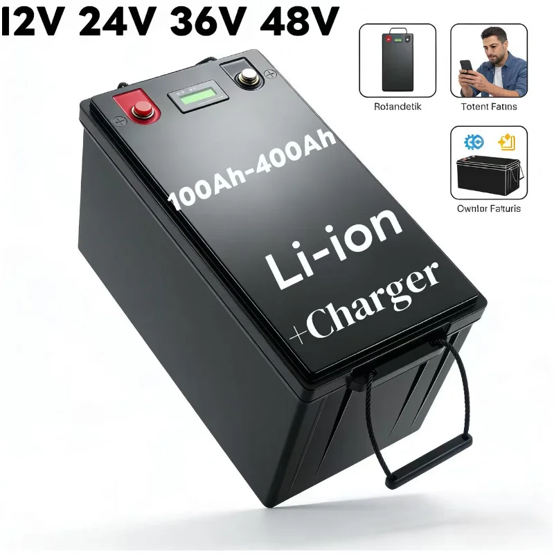 Lifepo4 12V 100Ah Bms Bluetooth - Batterie au lithium Bluetooth BMS |