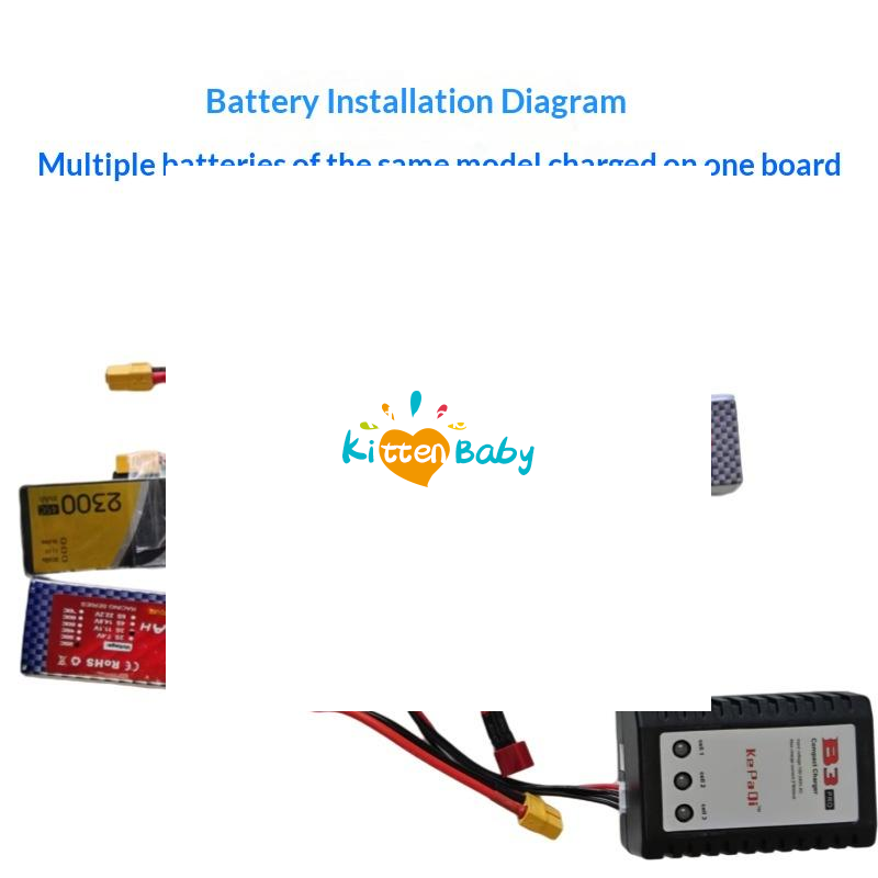 12S Lipo Battery Balancing Board - 1 Ensemble Chargeur de Batterie RC