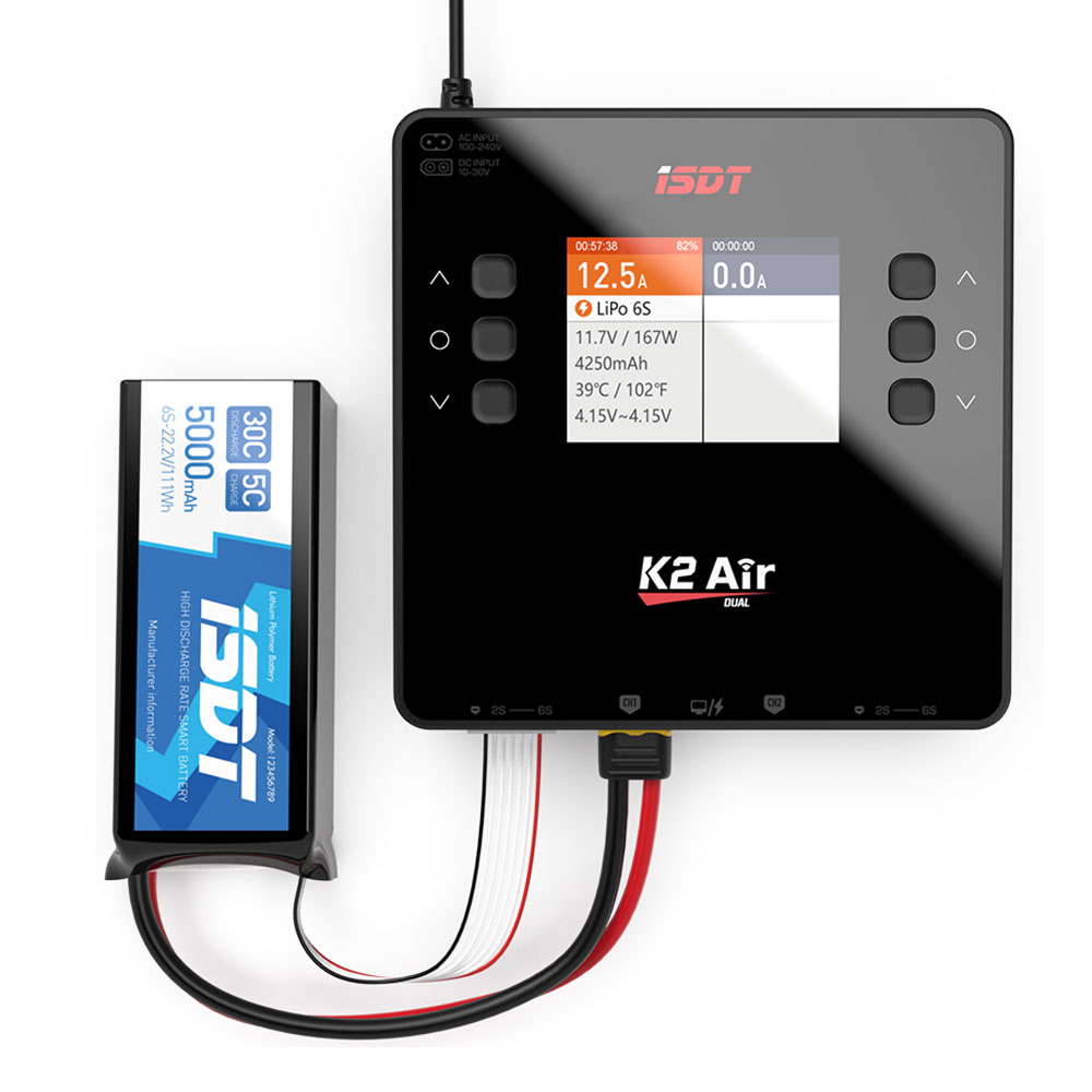 Isdt K4 Dual Lipo Charger - ISDT Lipo chargeur d'équilibre de batterie