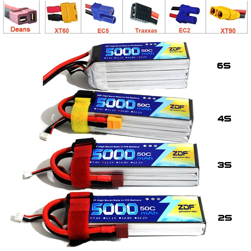 ZDF-Batterie Fuchsia pour RC H - 6S Lipo Battery 22.2V 5000Mah avis et prix