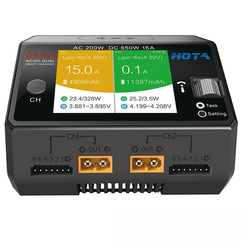 Chargeur d'équilibre HOTA D6 P - Hota D6 Pro Dual Lipo Charger avis et prix