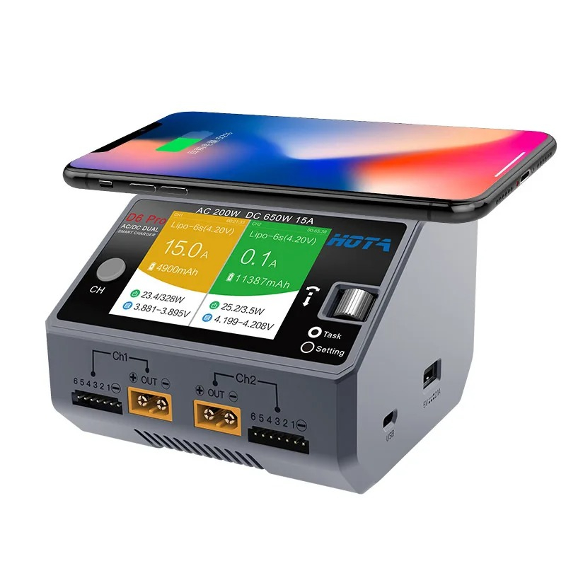 Chargeur de batterie intellige - Hota D6 Pro Dual Lipo Charger avis et prix