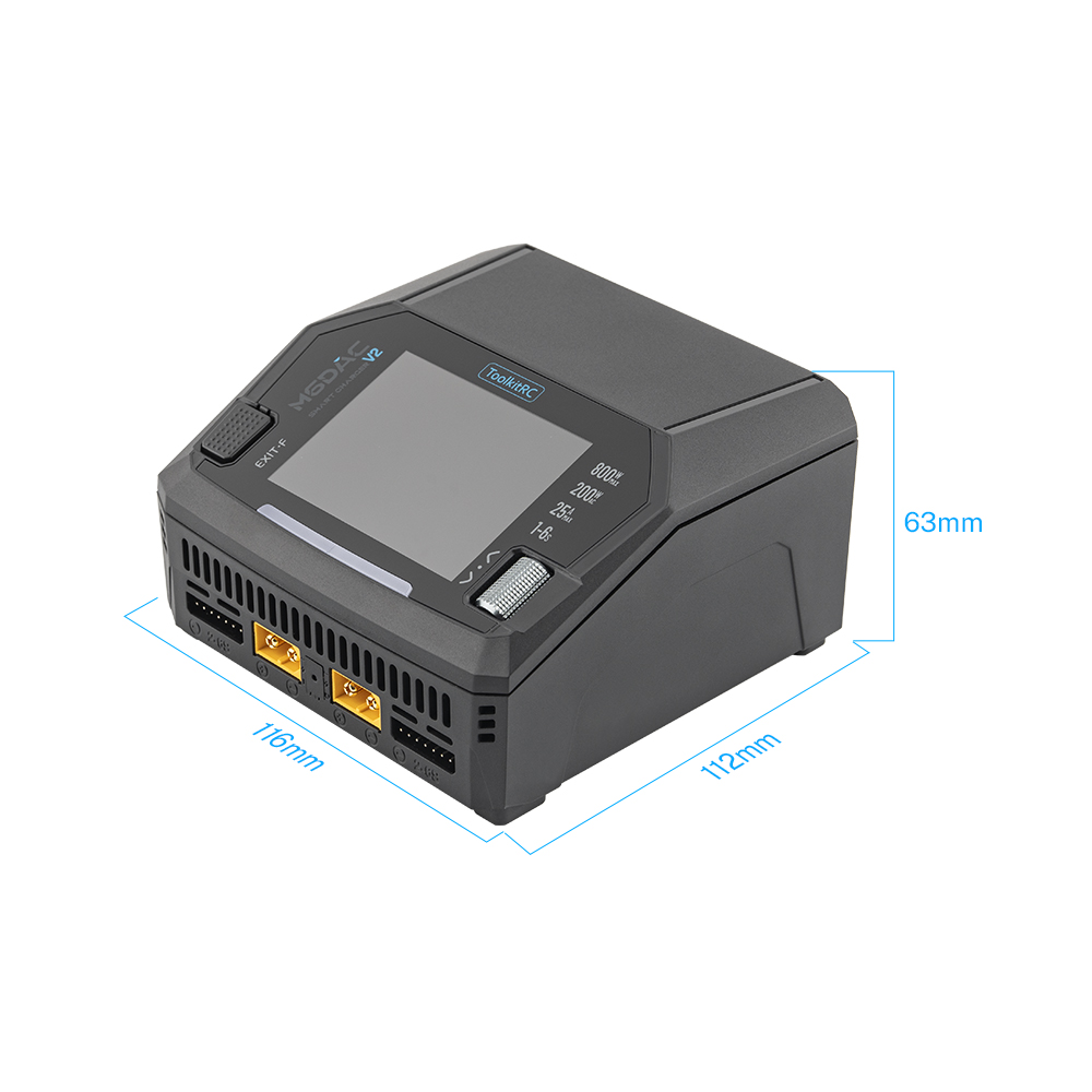 ToolkitRC M6DAC Pro AC300W M6D - Toolkitrc M6Dac Smart Charger avis et prix