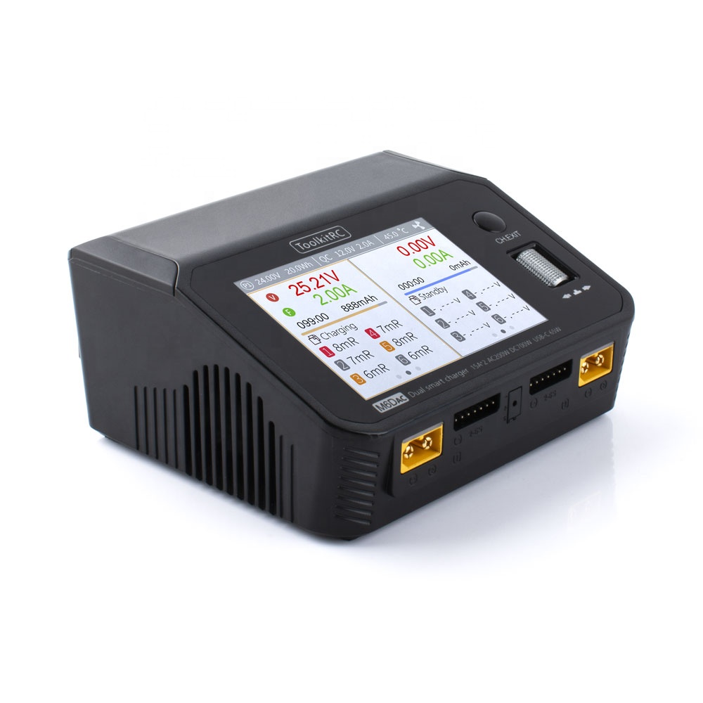Chargeur intelligent double AC - Toolkitrc M6Dac Smart Charger avis et prix