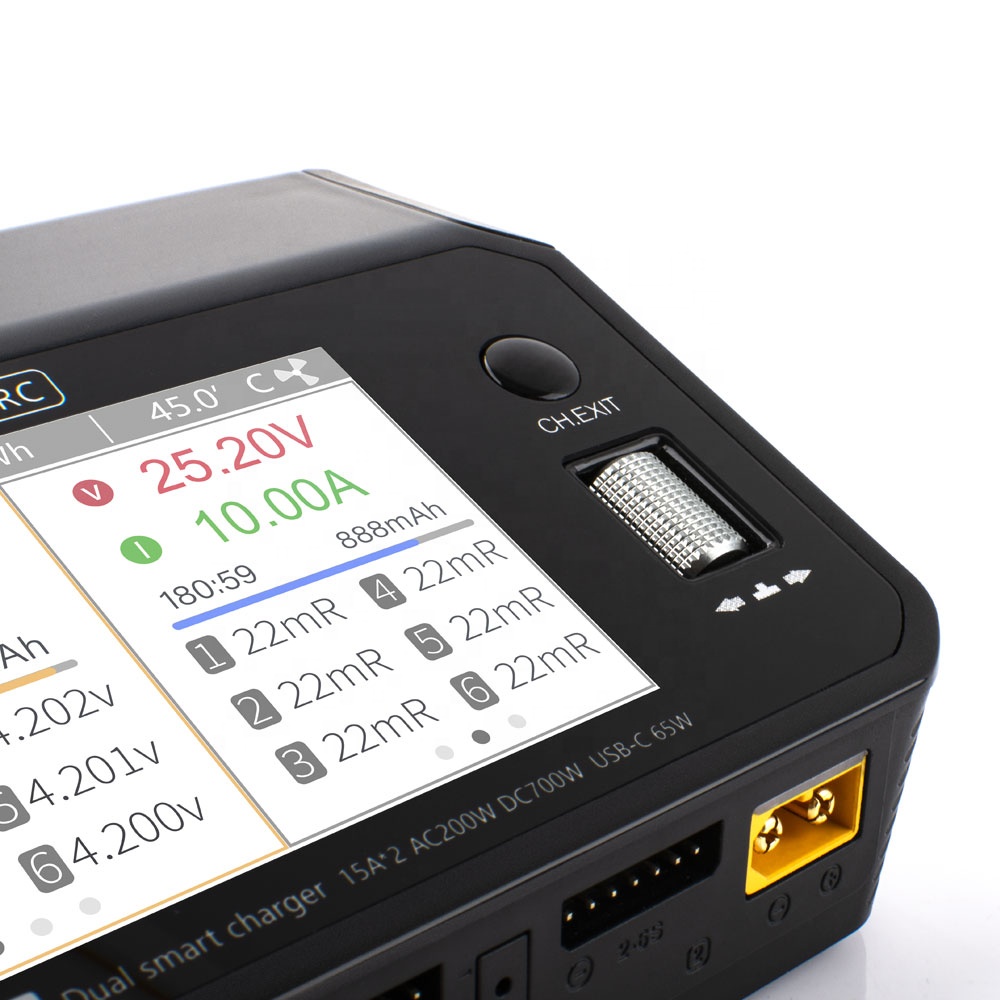 Chargeur intelligent double AC - Toolkitrc M6Dac Smart Charger avis et prix