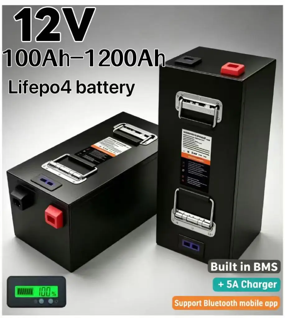 Batterie au lithium LiFePO4 12 - Lifepo4 12V 100Ah Bms Bluetooth avis et prix