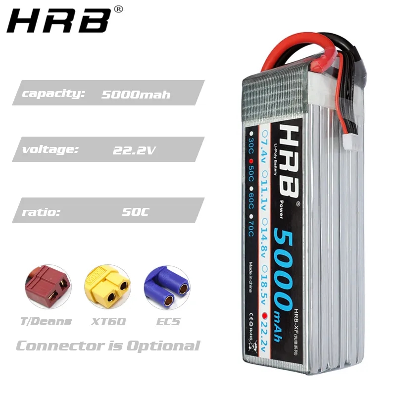 Batterie Lipo HRB 6S 22.2V 500 - 6S Lipo Battery 22.2V 5000Mah avis et prix