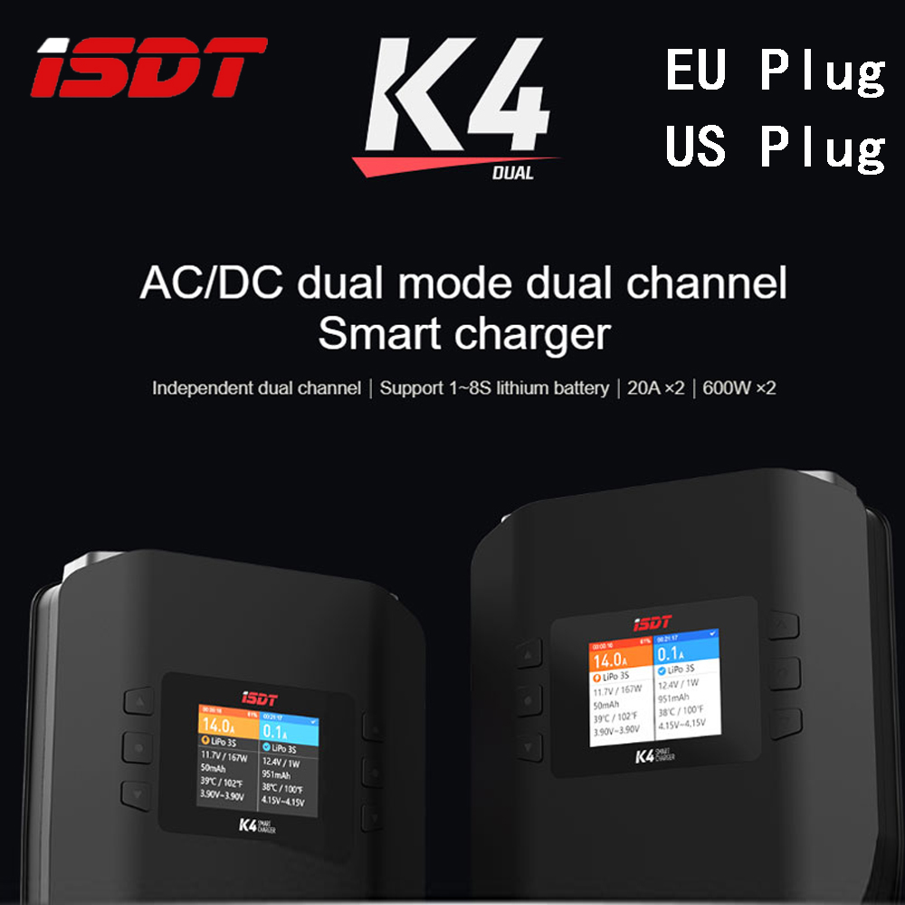 ISDT K4 1 ~ 8S chargeur intell - Isdt K4 Dual Lipo Charger avis et prix
