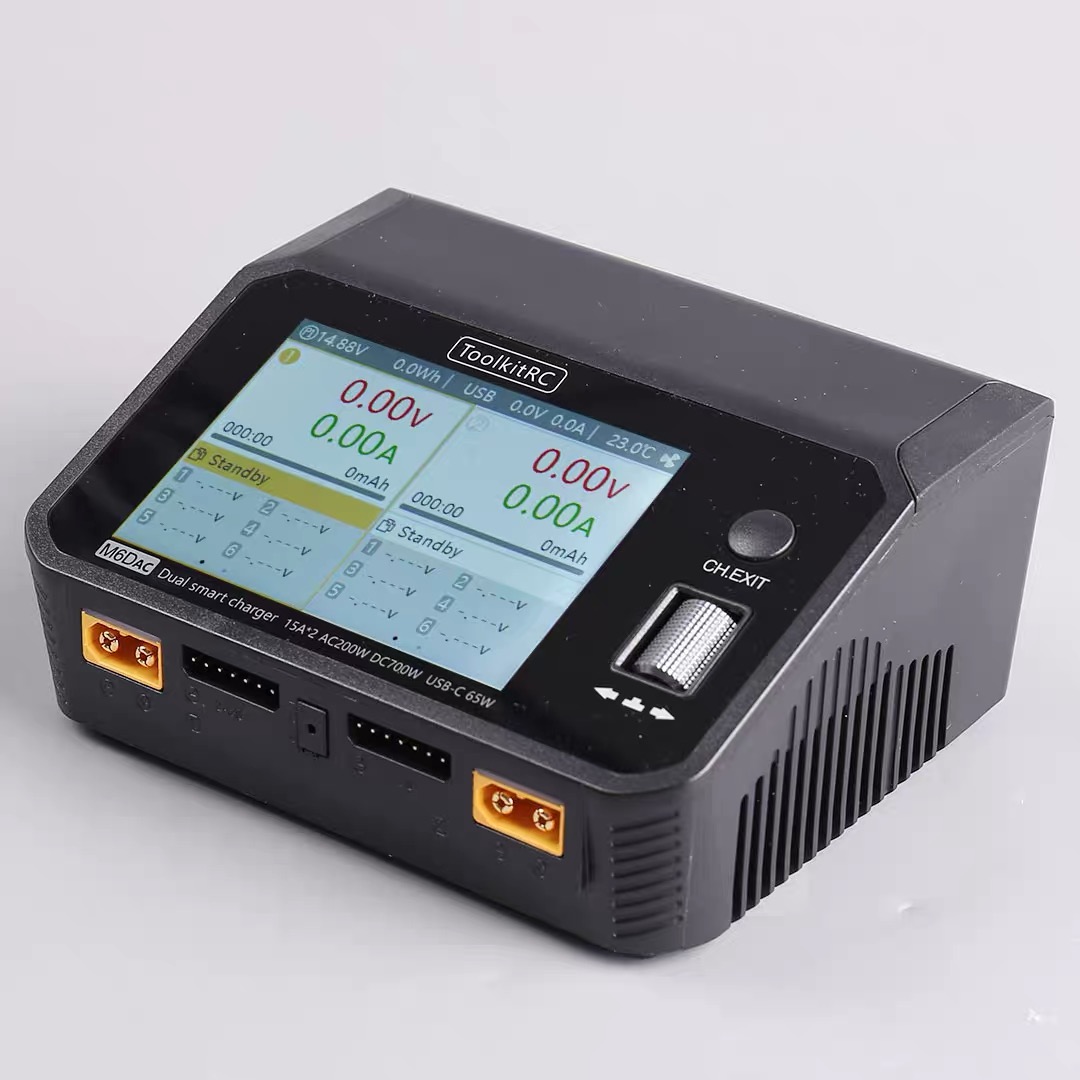 ToolkitRC M6DAC 350W X 2 USB-C - Toolkitrc M6Dac Smart Charger avis et prix