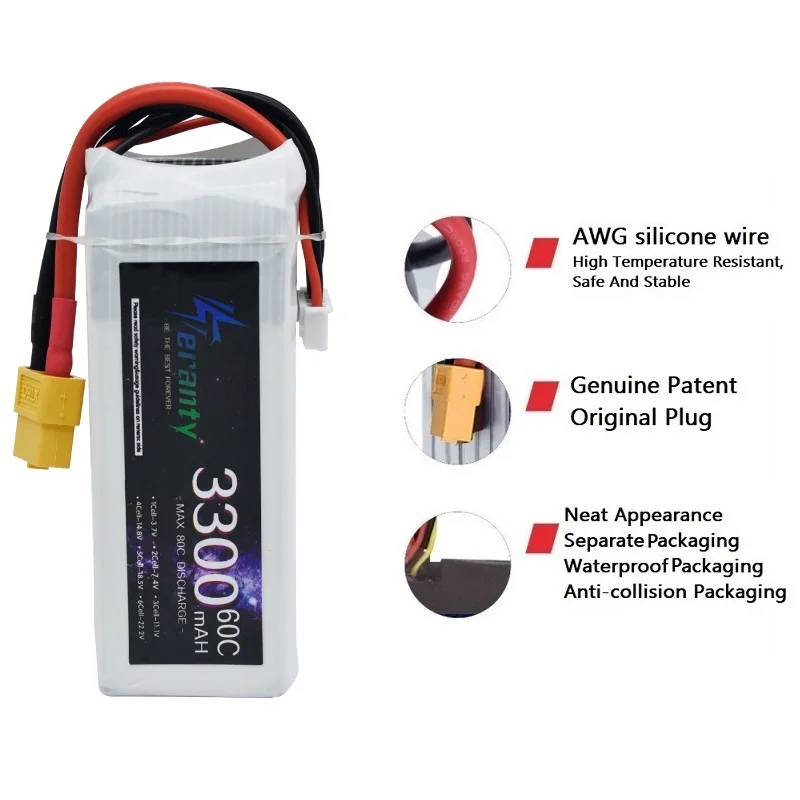 Batterie LiPo 14.8V RC 4s 1500 - 4S Lipo Battery 14.8V 6000Mah avis et prix