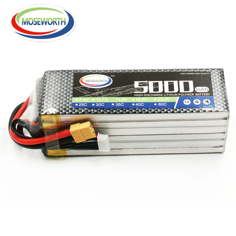 Batterie LiPo 6S, 22.2V, 5000m - 6S Lipo Battery 22.2V 5000Mah avis et prix