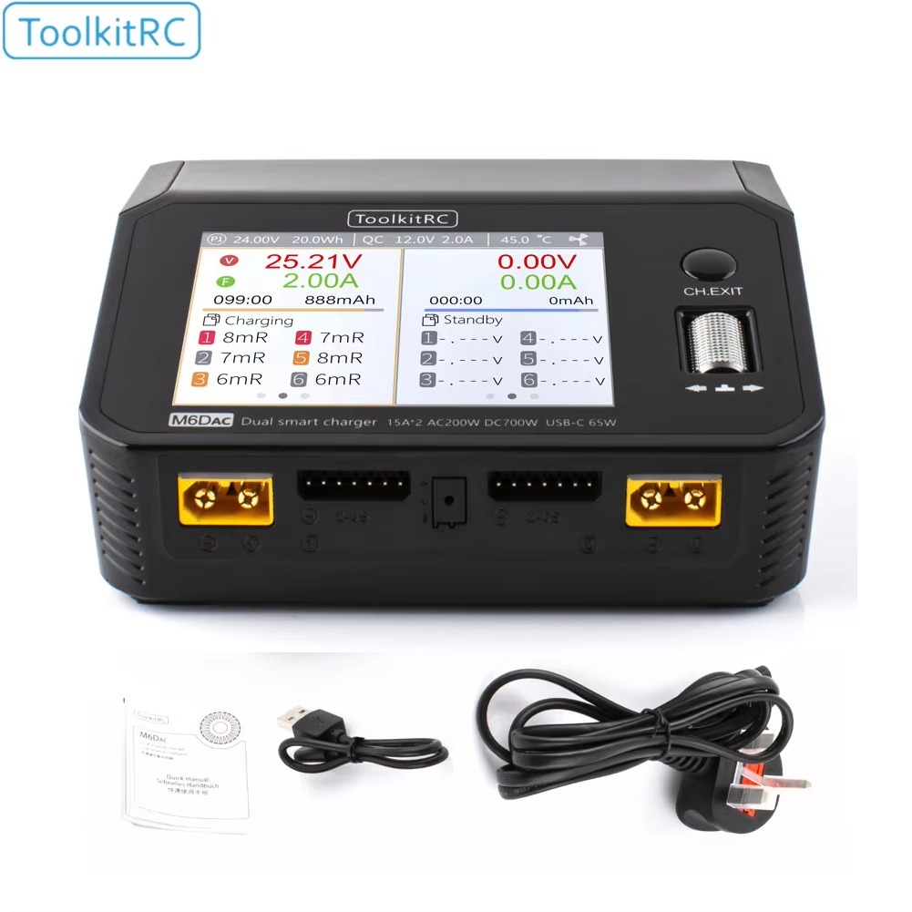 SmCpToolkitRC M6DAC Chargeur-d - Toolkitrc M6Dac Smart Charger avis et prix