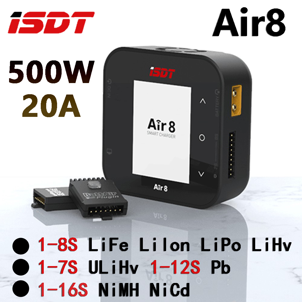ISDT Air8 DC 500W chargeur de  - Isdt Air8 8S Lipo Charger avis et prix
