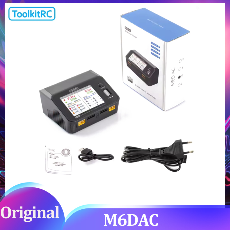 Chargeur-déchargeur intelligen - Toolkitrc M6Dac Smart Charger avis et prix