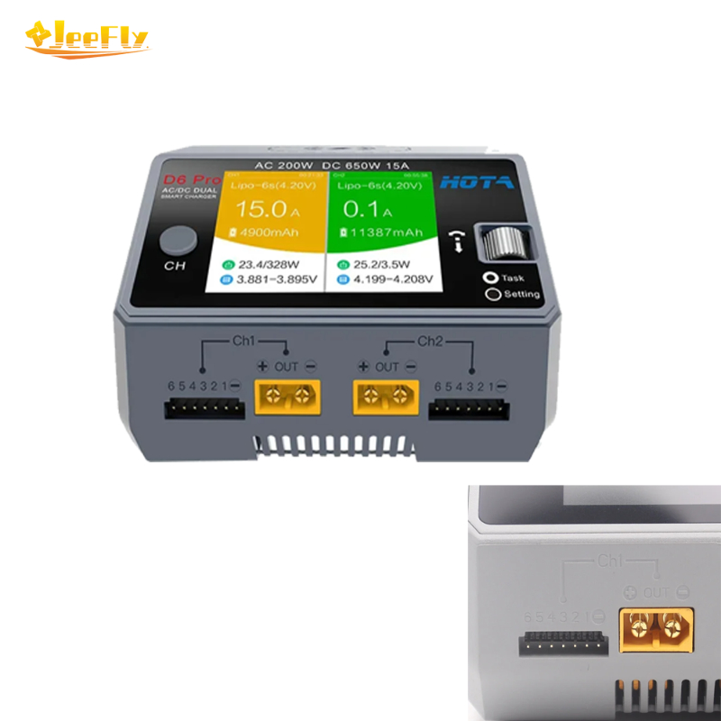 Chargeur intelligent double ca - Hota D6 Pro Dual Lipo Charger avis et prix